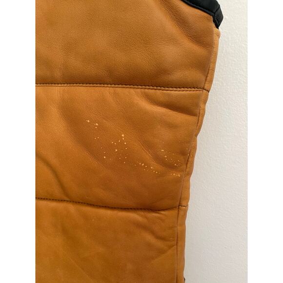 Chevignon mens down filled leather vest - Picture 9 of 9